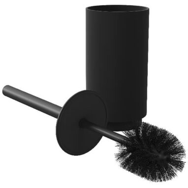 Perie WC cu Suport Kina GOODHOME Negru - 42cm