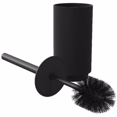 Perie WC cu Suport Kina GOODHOME Negru - 42cm