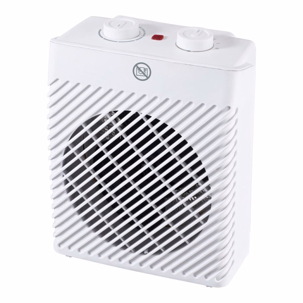 Aeroterma Nilaveli OPP1, 2000W, Termostat Reglabil, Alb
