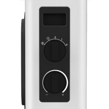 Convector turbo GoodHome Turbo 2000W, termostat, alb