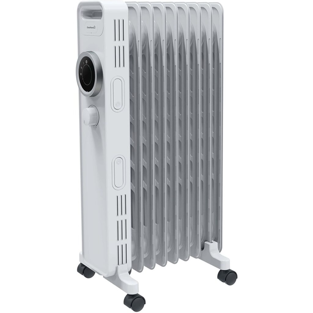Radiator Electric GoodHome 2000W Alb - Încălzire Eficientă