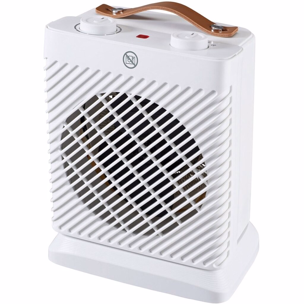 Aeroterma Oscilanta 2000W - Incalzire rapida 20m², Alb