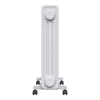 Radiator electric GoodHome Tekapo 2500W, 13 element, Alb