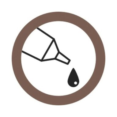 Suport prosop Lenz Nero 2 brațe negru