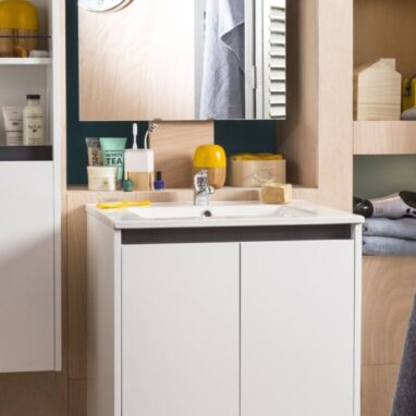 Baterie Lavoar Nerea Crom - Design Modern, Economie Apă