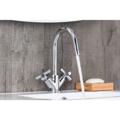 Baterie Lavoar Sensea Nosu Cromată - Dublă Comandă