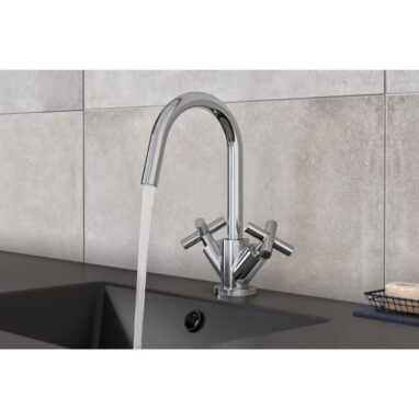 Baterie Lavoar Sensea Nosu Cromată - Dublă Comandă