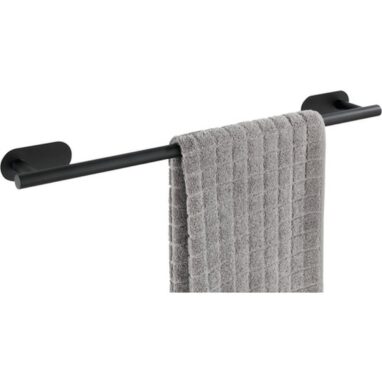 Suport prosop Wenko Orea negru mat 60 cm