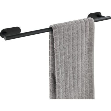 Suport prosop Wenko Orea negru mat 60 cm