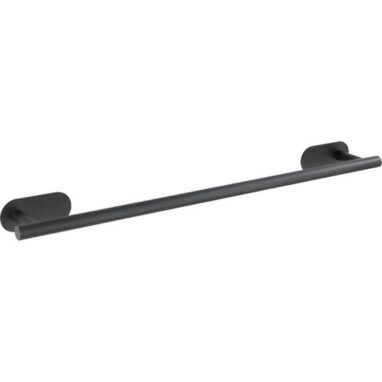 Suport prosop Wenko Orea negru mat 60 cm