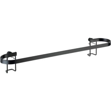Suport Prosop Baie Classic Plus Tip Bară Negru - 45 cm Lățime