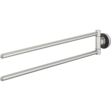 Suport Prosop Baie TIGER Cooper 45,9 cm Inox/Negru