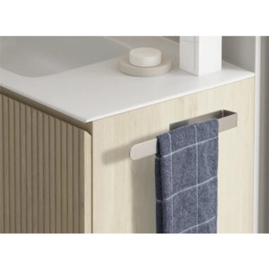 Suport prosop baie inox mat autoadeziv