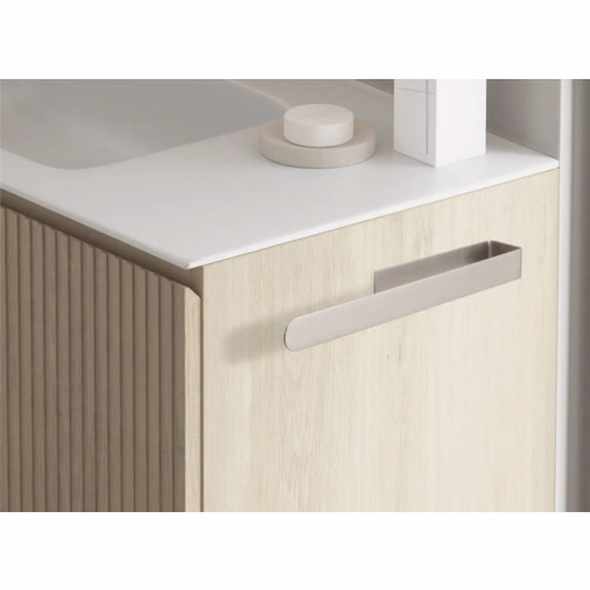 Suport prosop baie inox mat autoadeziv