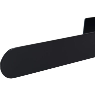 Suport prosop baie autoadeziv negru mat Form&Style
