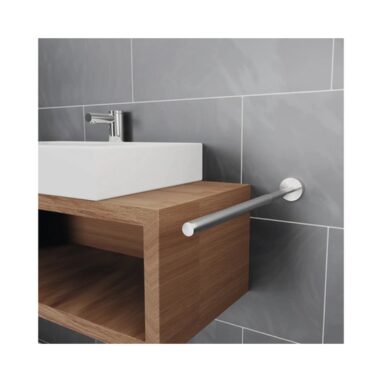 Suport prosop baie REIKA SAKU telescopic, inox periat