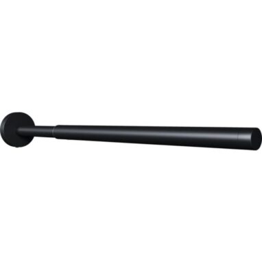 Suport prosop baie REIKA SAKU telescopic negru mat