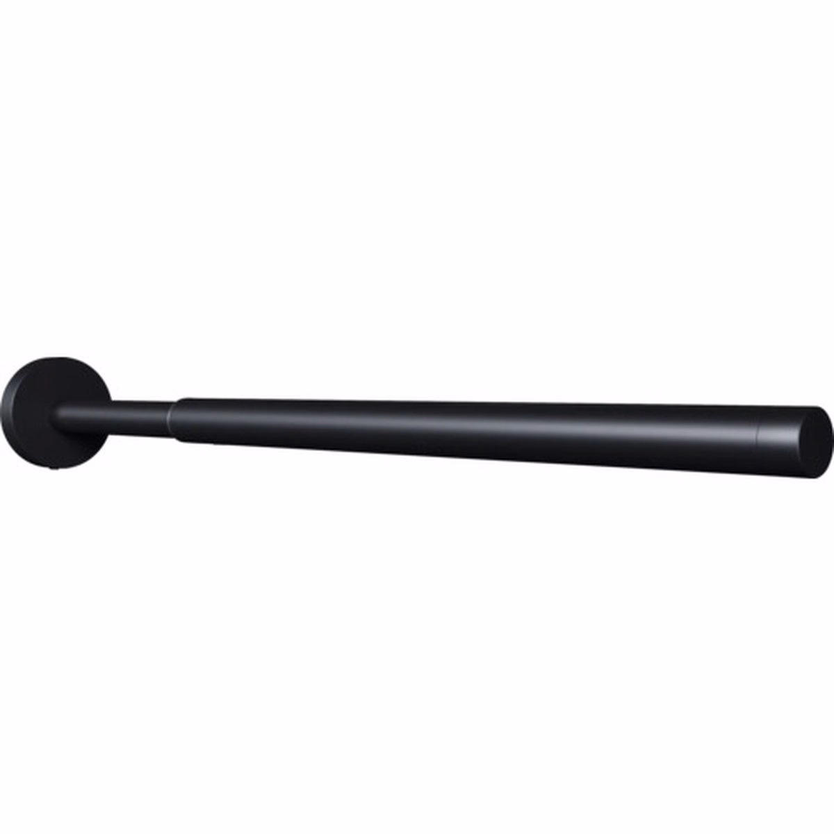 Suport prosop baie REIKA SAKU telescopic negru mat