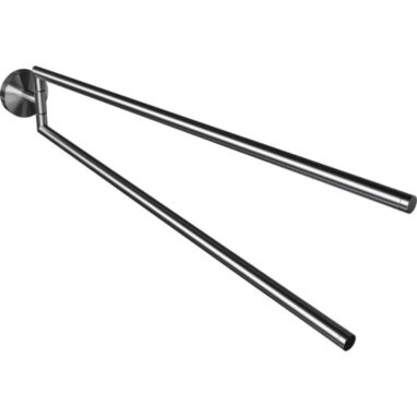 Suport prosop baie REIKA SAKU mobil, 2 brațe, inox periat