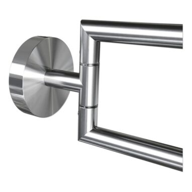 Suport prosop baie REIKA SAKU mobil, 2 brațe, inox periat