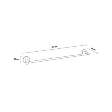 Suport Prosop Baie REIKA SAKU Negru Mat - Stil și Funcționalitate