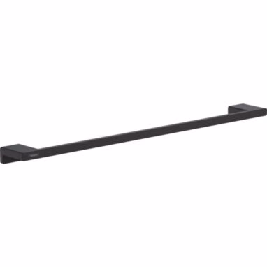 Suport prosop negru mat hansgrohe AddStoris 64,8 cm