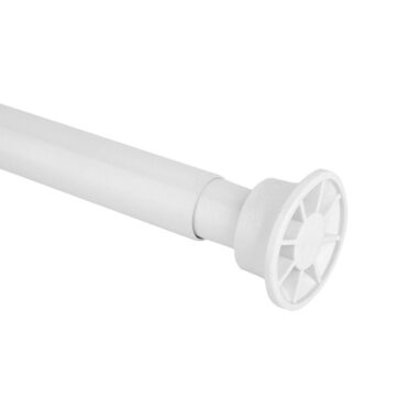 Bara perdea duș Sensea Bliste, extensibilă, 120-220 cm, alb