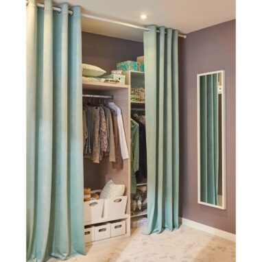 Bara perdea duș Sensea Bliste, extensibilă, 120-220 cm, alb