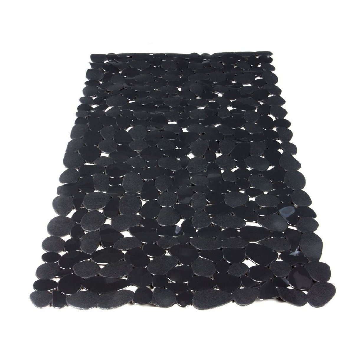 god11332622-1.jpeg Covoraș Baie Antiderapant PVC Sensea Stone Gris 70x40 cm Negru