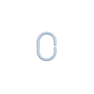 Inele Perdea Duș Sensea Alb Plastic Set 12 Bucăți