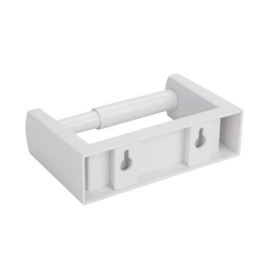 Suport Hartie Igienica Funky, Plastic Alb Lucios