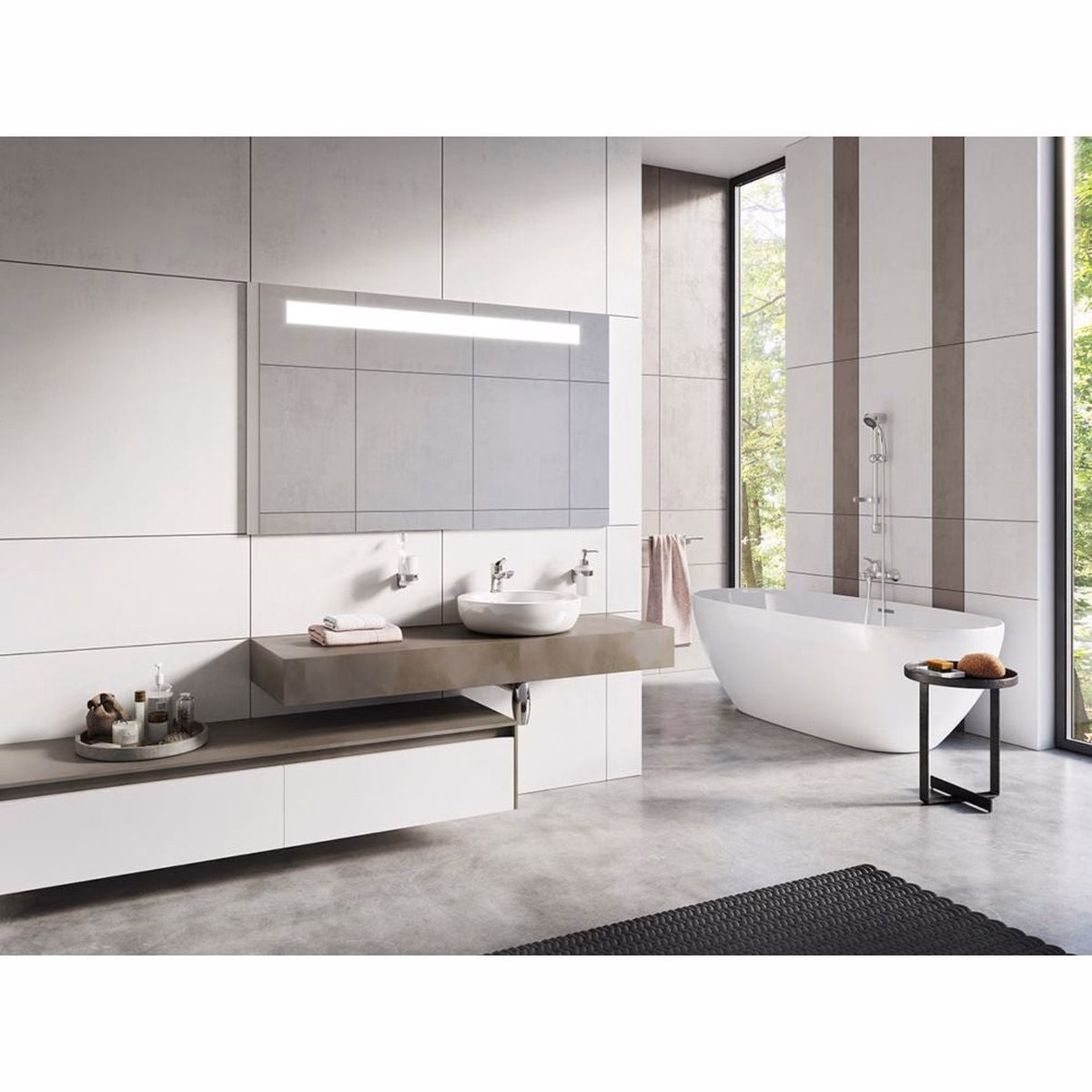 Baterie Cada Ferro Petite Monocomanda Crom - Design Modern