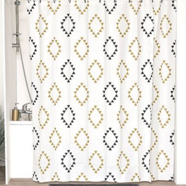 Perdea duș Lima, PEVA, 180 x 180 cm, model romb