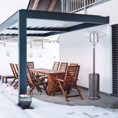 Incalzitor Terasa Gaz 13 Kw ST-U - Exterior, Mobilitate 2 Roti