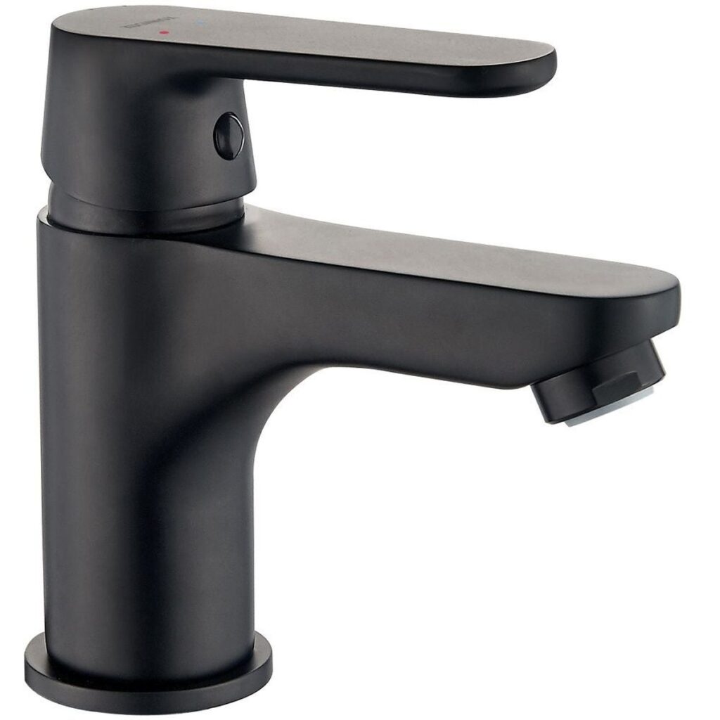 Baterie Lavoar Negru Dima Monocomanda - Elegant și Modern