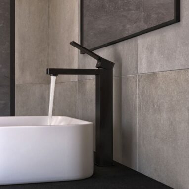 Baterie Lavoar Înaltă Negru Mat Sensea Studio Monocomandă