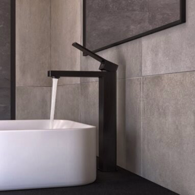 Baterie Lavoar Înaltă Negru Mat Sensea Studio Monocomandă