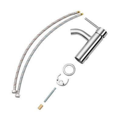 Baterie Lavoar Sensea Mia Crom - Monocomandă, Design Elegant