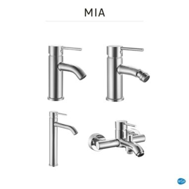 Baterie Lavoar Sensea Mia Crom - Monocomandă, Design Elegant