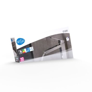 Baterie Lavoar Inalta Sensea Studio Cascade Crom XXL