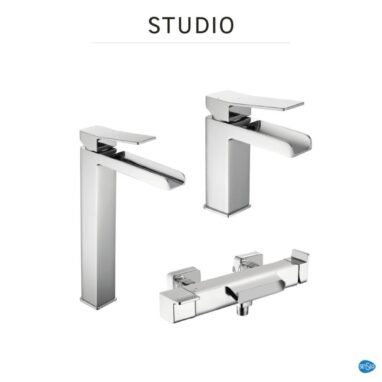 Baterie Lavoar Inalta Sensea Studio Cascade Crom XXL