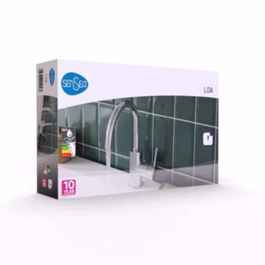 Baterie Lavoar Sensea Loa Crom - Stil Modern, Economie Apa