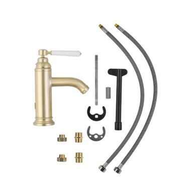 Baterie Lavoar Sensea Charm Monocomandă Alama Periată - Descoperă Eleganța