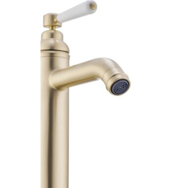 Baterie Lavoar Inalta Sensea Charm, Monocomanda, Alama Periata