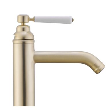 Baterie Lavoar Inalta Sensea Charm, Monocomanda, Alama Periata