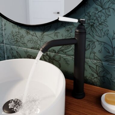 Baterie Lavoar Înaltă Sensea Charm - Negru Mat XXL