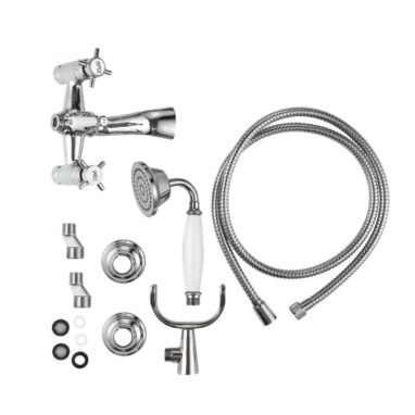 Baterie Cada/Duș Sensea Mauna Cromată - Calitate și Stil Retro