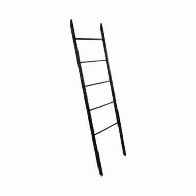 Suport prosop tip scară REIKA negru, 46 cm