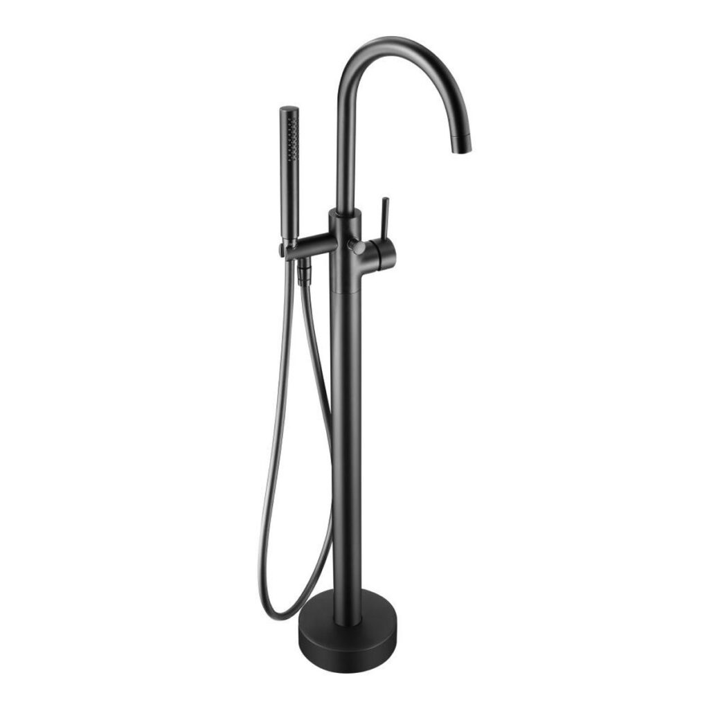 Baterie Freestanding Sensea Loa Negru - Design Francez, 10 Ani Garanție