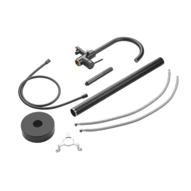 Baterie Freestanding Sensea Loa Negru - Design Francez, 10 Ani Garanție